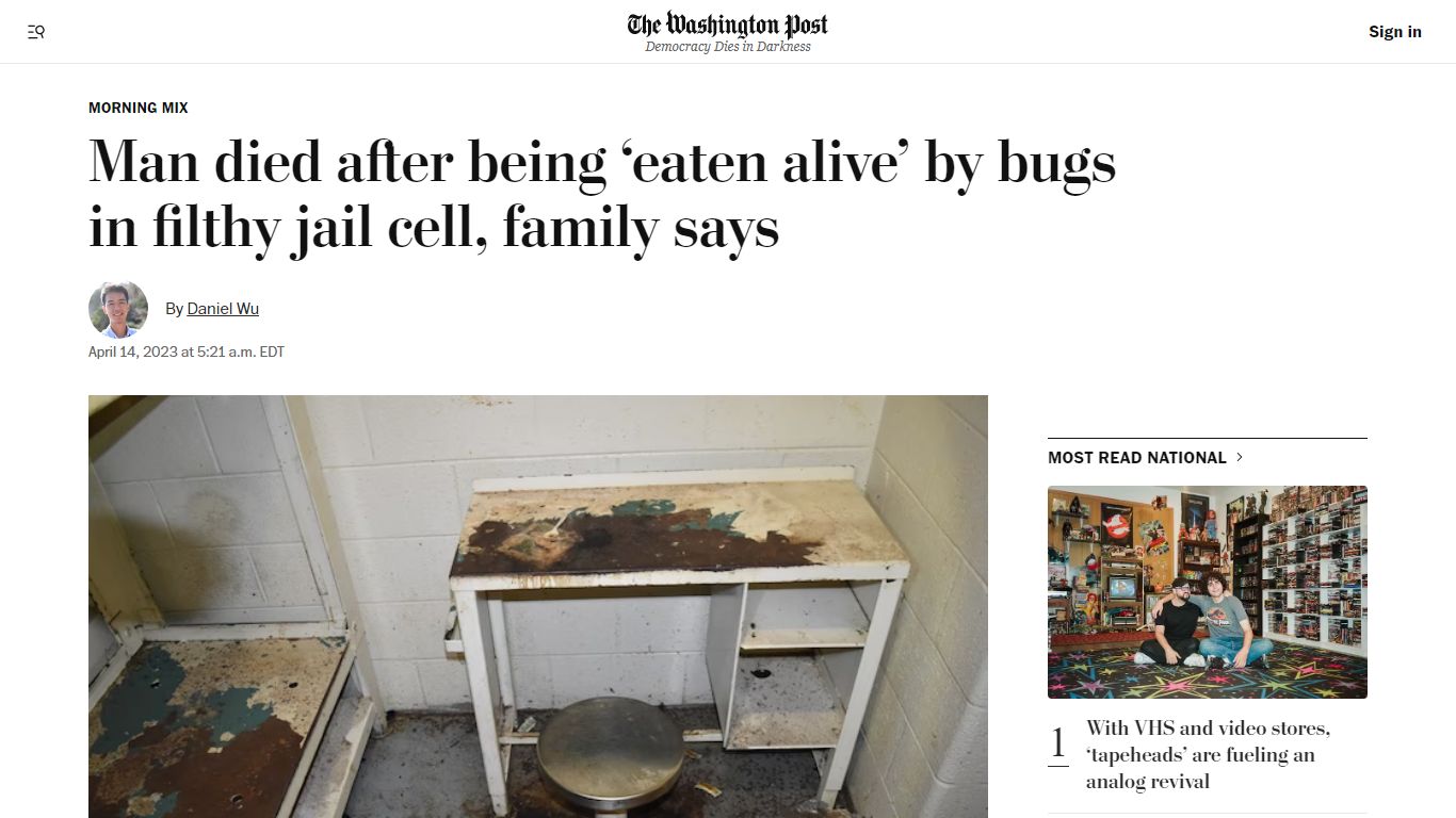 Man 'eaten alive' by bed bugs in Atlanta jail, attorney says - The ...